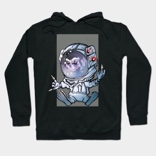 Funny Bad Alien Baby Astronaut Hoodie